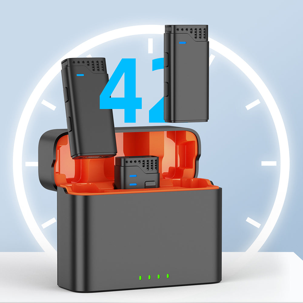 Jmary MW-16 3 in 1 Kablosuz Yaka Mikrofonu Siyah