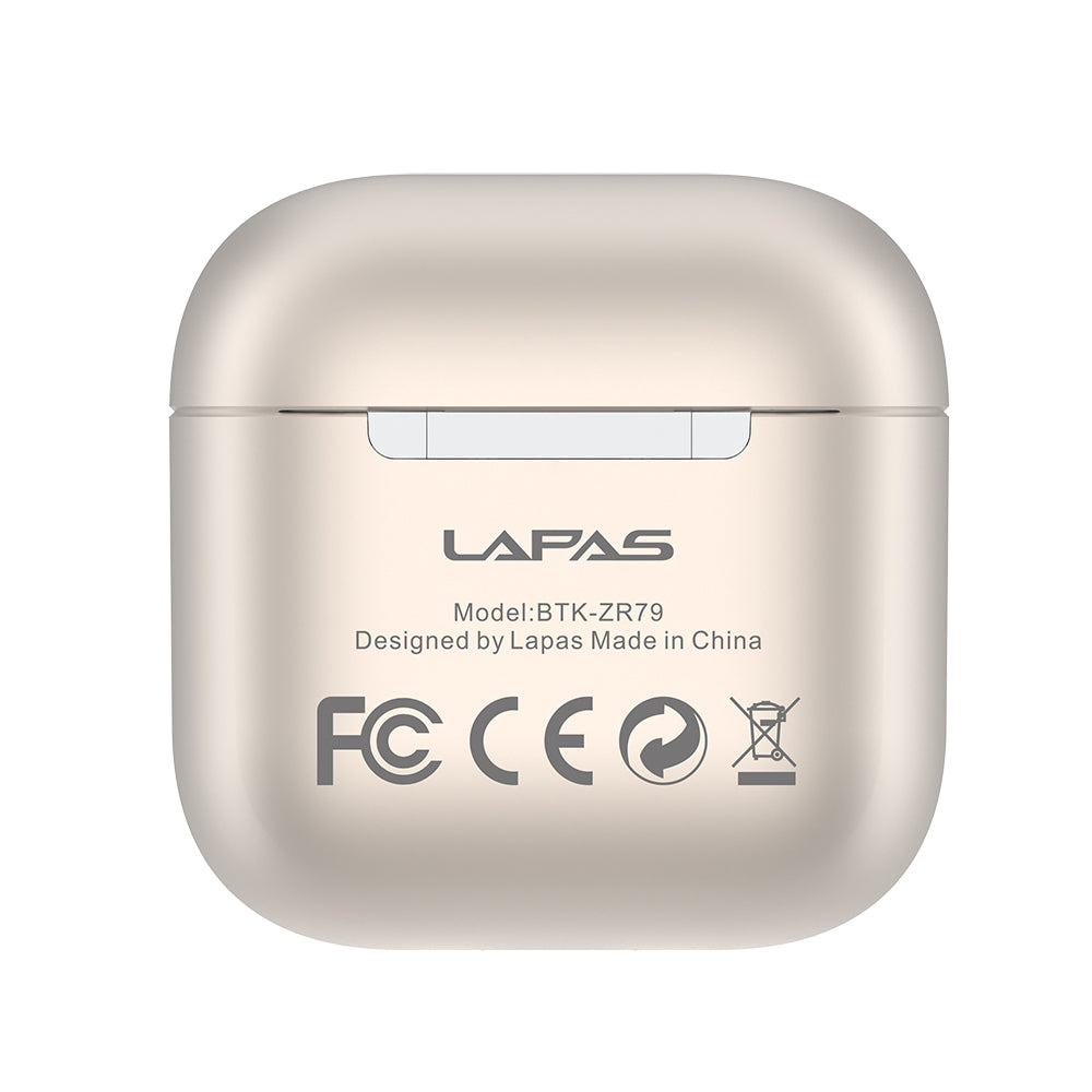 Lapas BTK-ZR79 TWS Kulak İçi Bluetooth v5.3 Kulaklık Gold