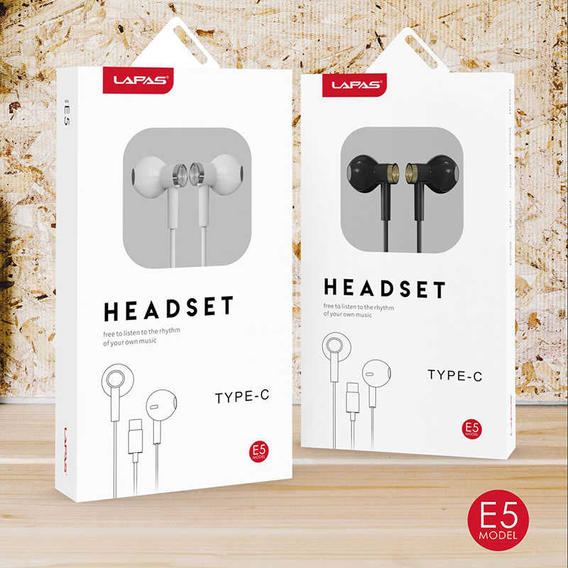 Lapas E5 Type-C Kulaklık Siyah