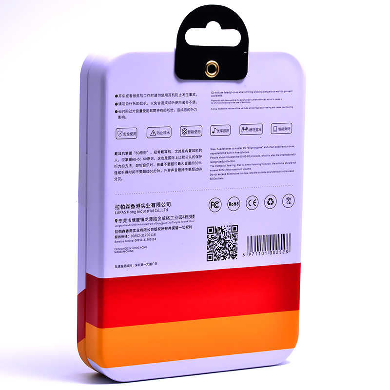 Lapas E7 3.5 mm Mp3 Stereo Kulaklık Beyaz