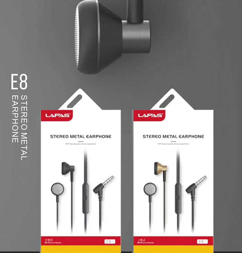 Lapas E8 3.5mm Kulaklık Gold