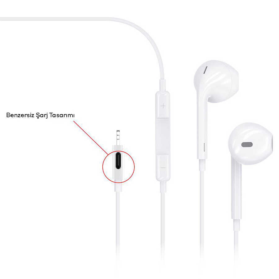 Lapas i7s Lightning Kulaklık Beyaz