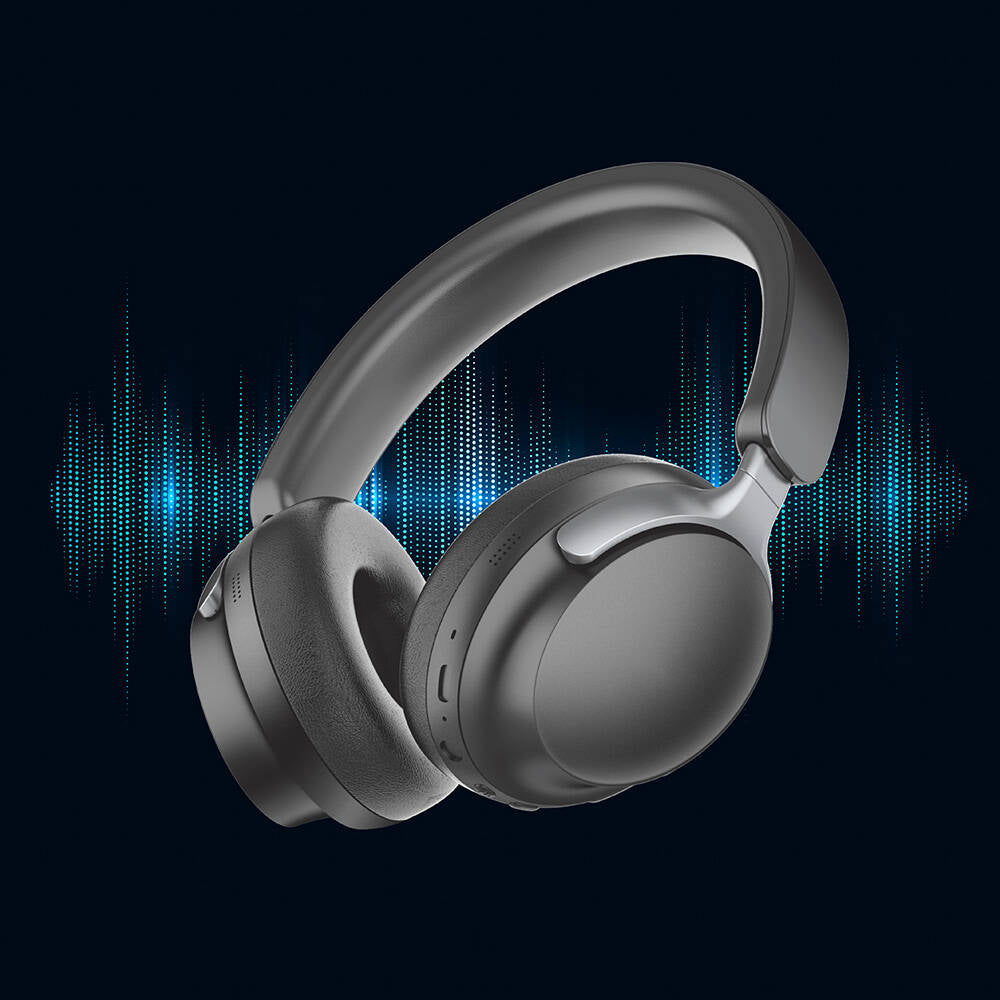 Lapas LP-HD001 ANC Özellikli Kulak Üstü Bluetooth v5.4 Kulaklık Siyah