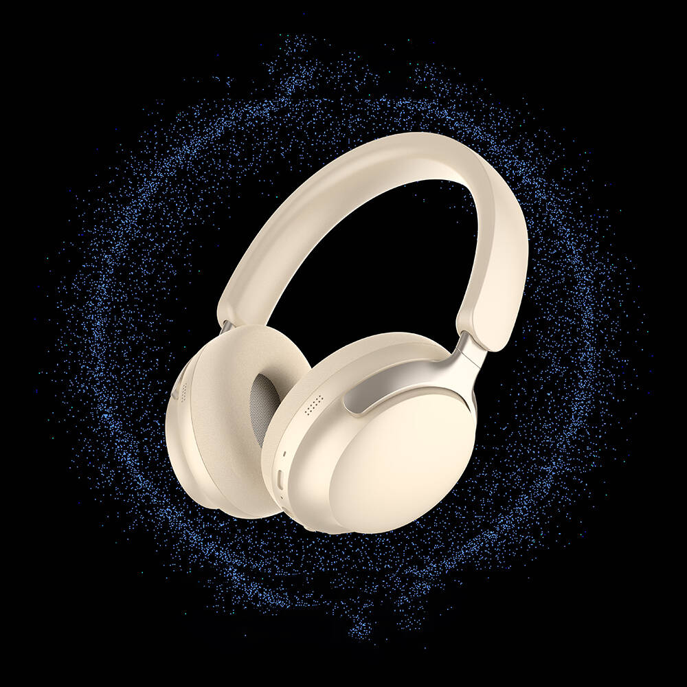 Lapas LP-HD001 ANC Özellikli Kulak Üstü Bluetooth v5.4 Kulaklık Gri