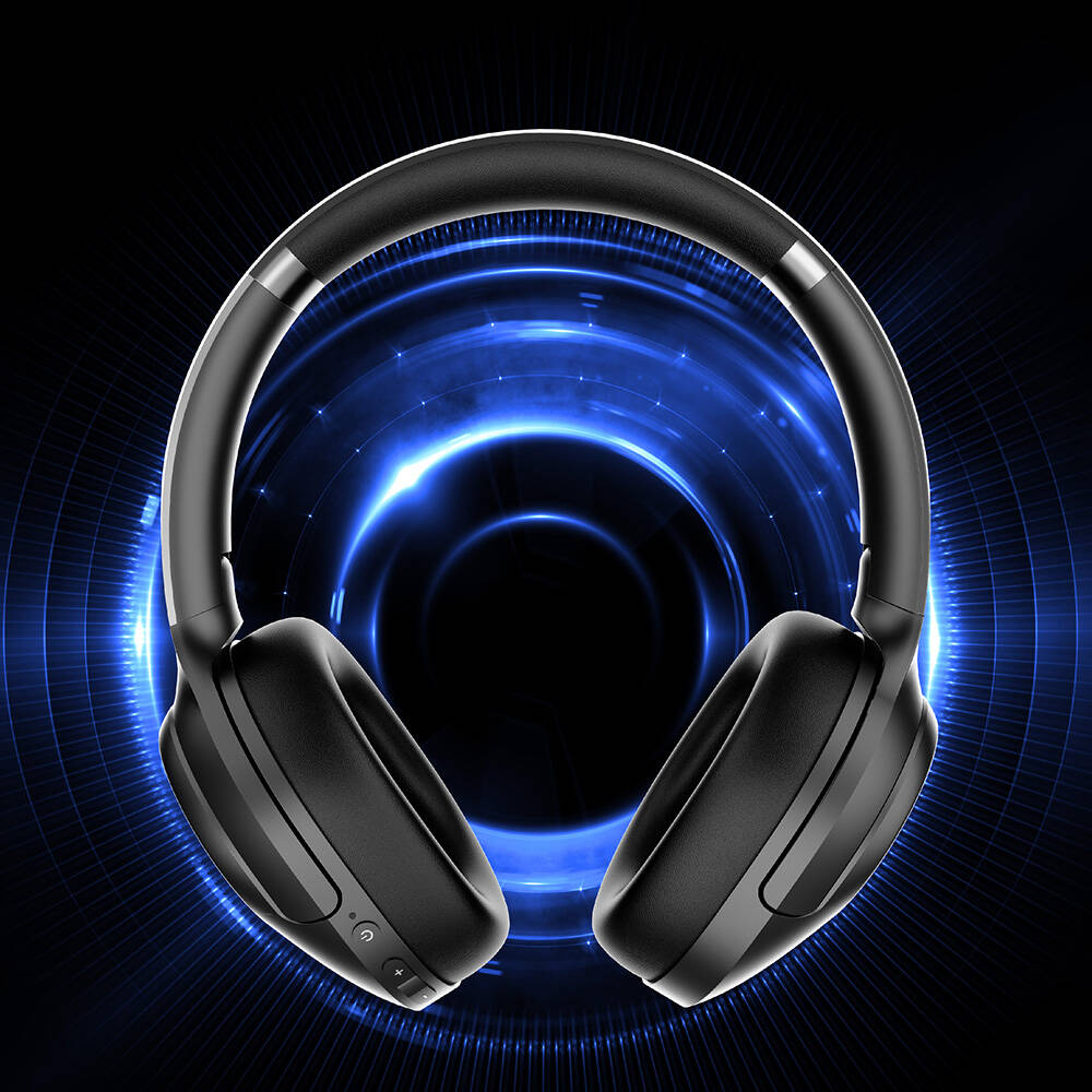 Lapas LP-HD003 RGB LED Işıklı Kulak Üstü Bluetooth v5.4 Kulaklık Gri