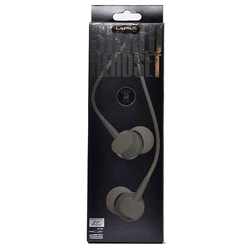 Lapas S1 3.5mm Mp3 Stereo Kulaklık Siyah