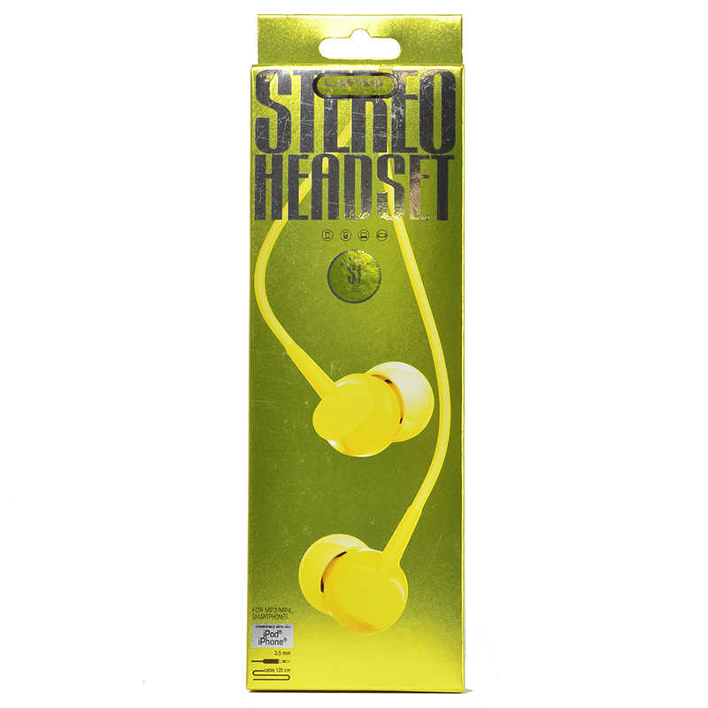 Lapas S1 3.5mm Mp3 Stereo Kulaklık Sarı