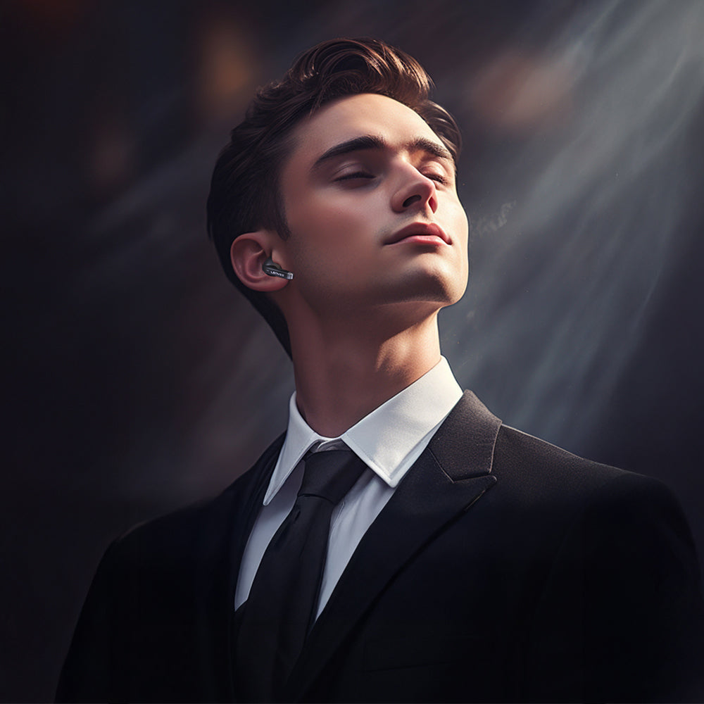 Lenyes Air 99 Hi-Fi Ses Kaliteli Bluetooth Kulaklık v5.3 Beyaz