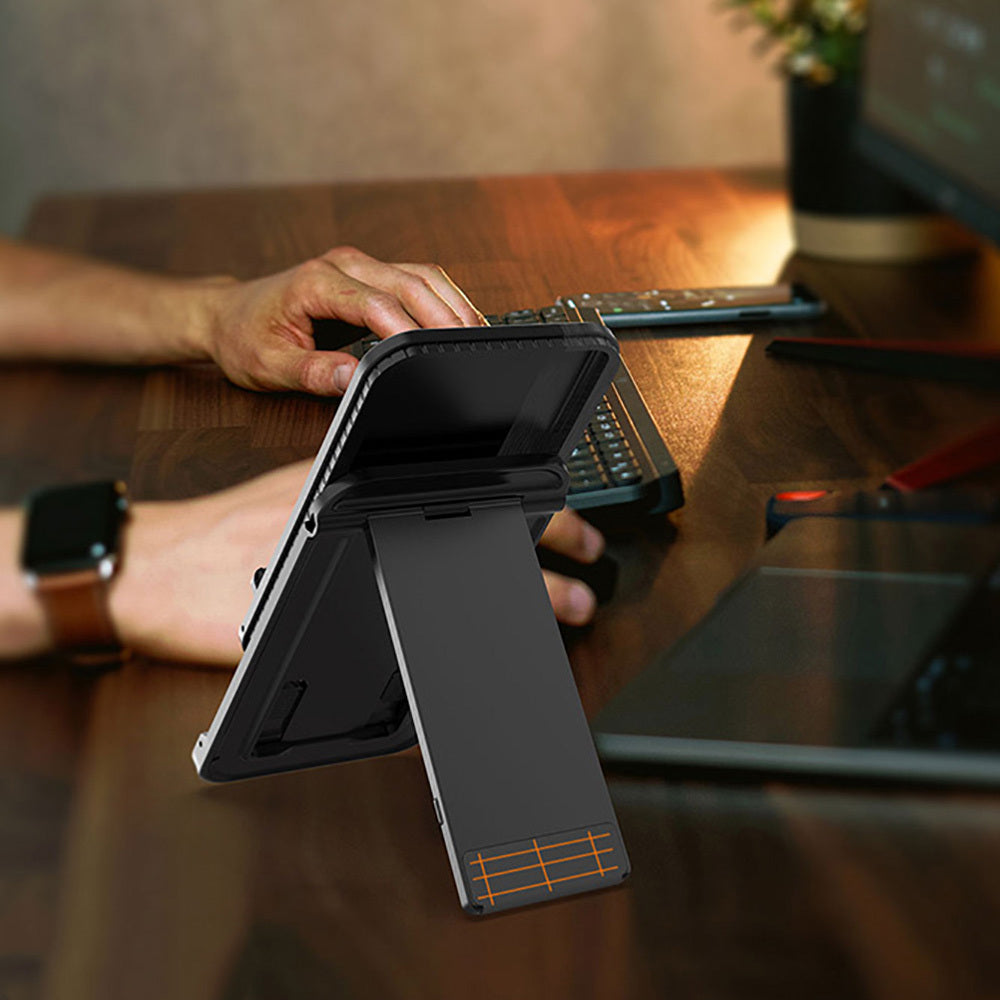 Lenyes CR129 Katlanabilir Ayarlanabilir Telefon ve Tablet Standı Siyah