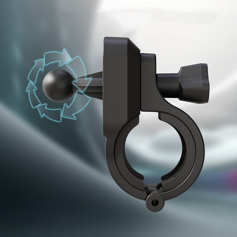 Lenyes CR157 360° Derece Dönebilen Ayarlanabilir Motosiklet ve Bisiklet Telefon Tutucu Siyah