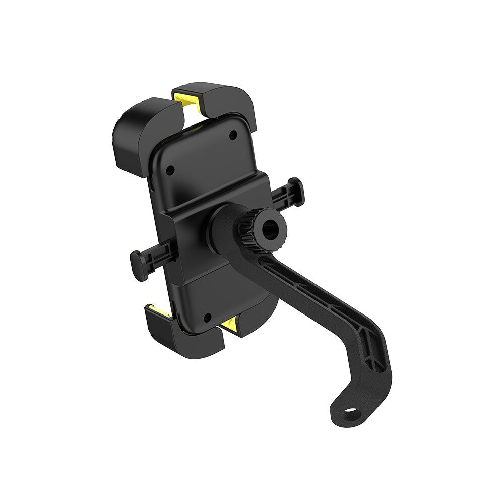 Lenyes CR170 Sarsıntı Önleyici 360 Derece Ayarlanabilir Bisiklet ve Motosiklet Telefon Tutucu Siyah