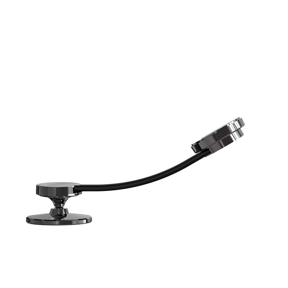 Lenyes CR171 Magnetik M-safe Uyumlu Bükülebilen Eğimi ve Düz Zemin Araç Telefon Tutucu Siyah