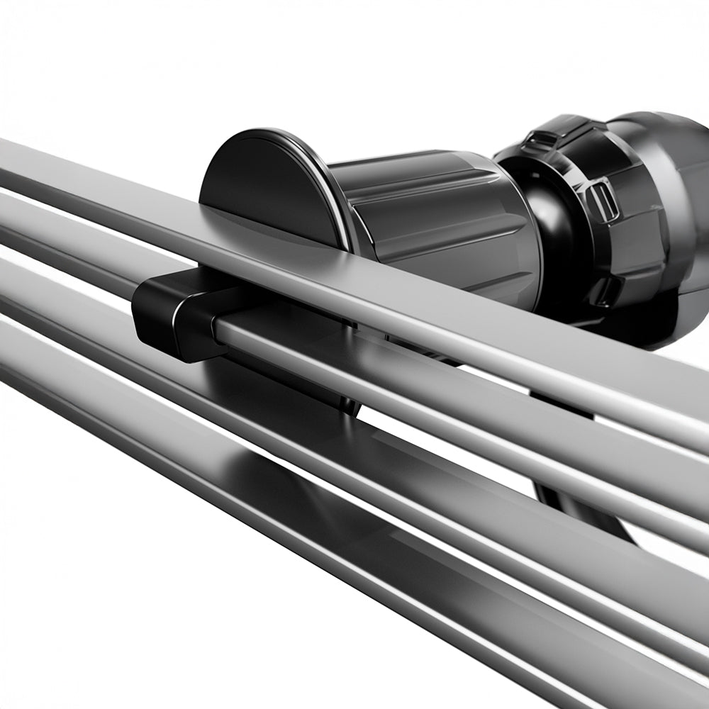 Lenyes CR183 M-safe Magnetik Özellikli 360 Derece Dönebilen Havalandırma Tasarım Araç Telefon Tutucu Siyah