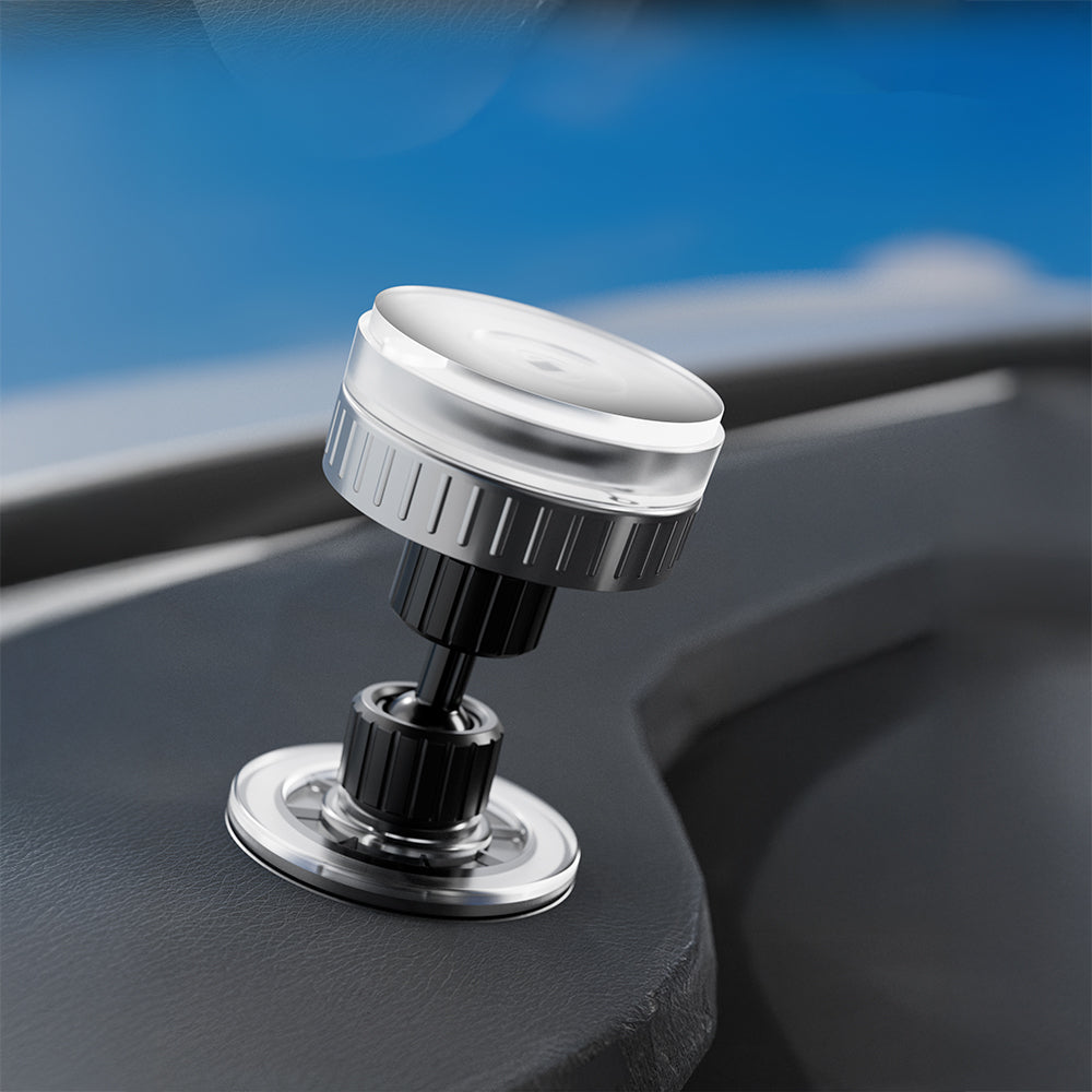 Lenyes CR192 Vakum Özellikli 360 Derece Dönebilen Magnetik Telefon Tutucu Siyah