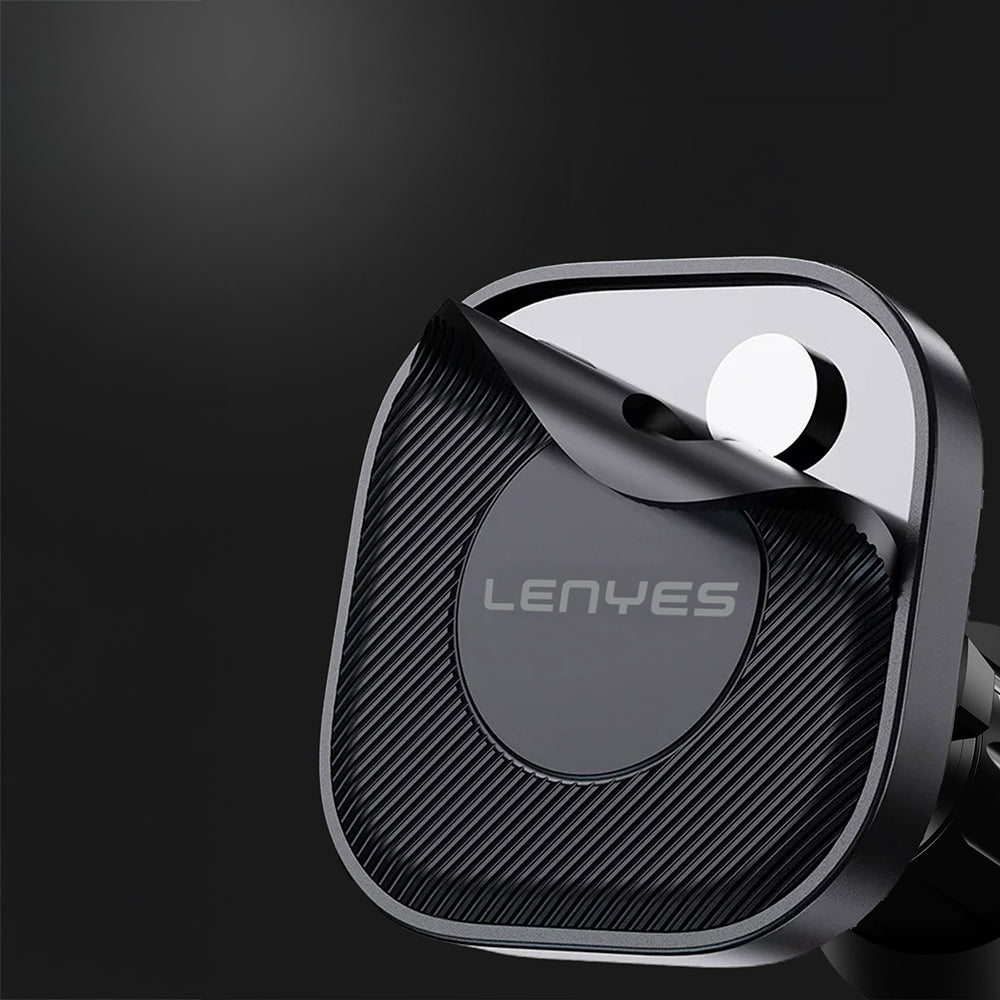 Lenyes CR193 Havalandırma Tasarım Magnetik Araç Telefon Tutucu Siyah