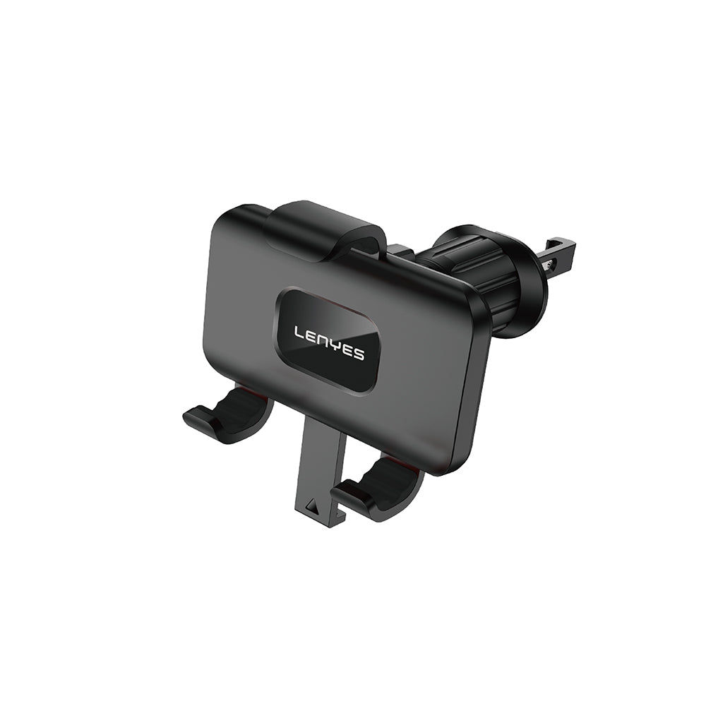 Lenyes CR196 360° Dönebilen Havalandırma Tasarım Araç Telefon Tutucu Siyah