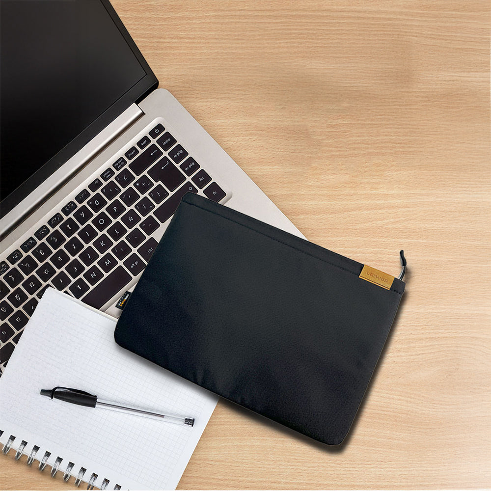 Lenyes LB512 Omuz Askılı 14 inç Su Geçirmez Laptop Çantası Gri