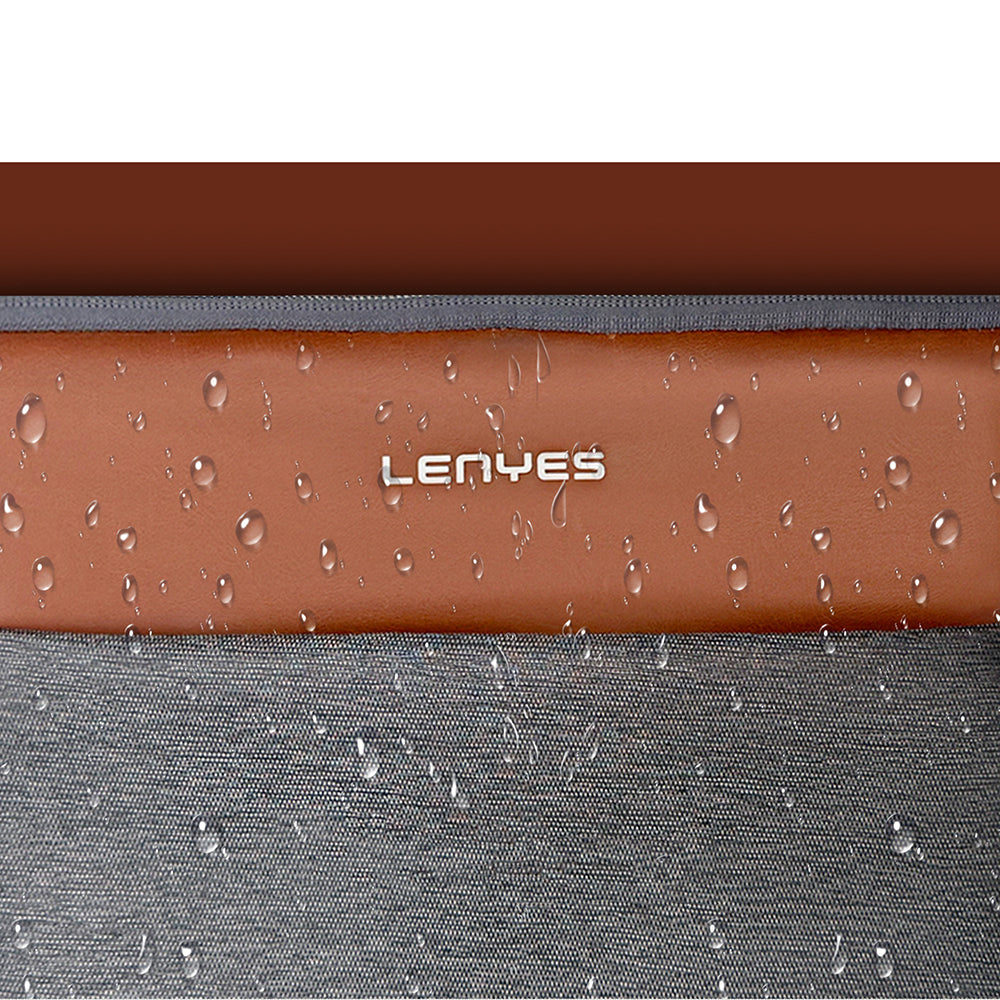 Lenyes LB542 Rambler Serisi Su Geçirmez Polyester Kumaş 13-14 inç Laptop Çantası Gri