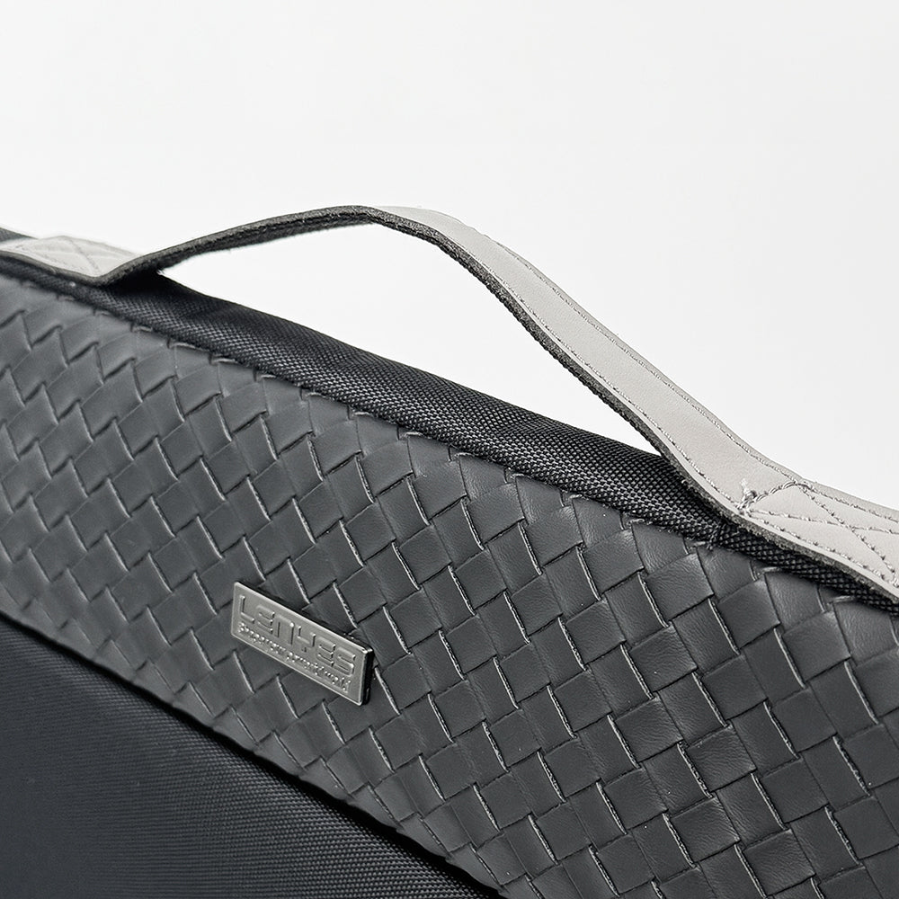 Lenyes LB555 Voyagers Serisi 1200D Su Geçirmez 13-14 inç Laptop Çantası Siyah