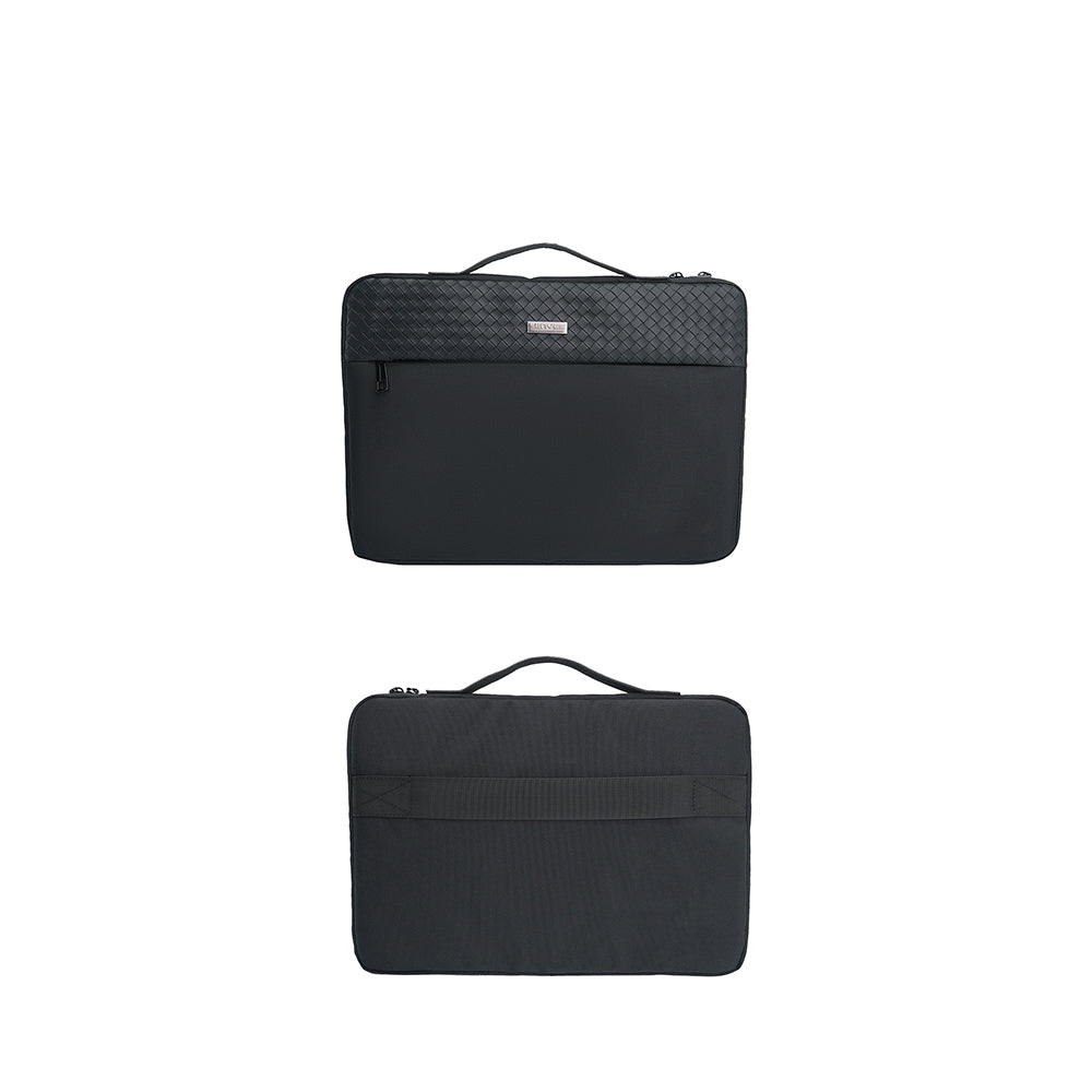 Lenyes LB556 Voyagers Serisi 1200D Su Geçirmez 15-16 inç Laptop Çantası Siyah