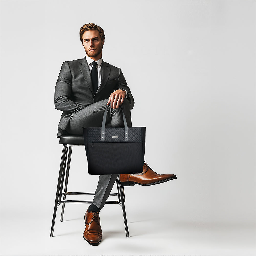 Lenyes LB557 Voyagers Serisi 1200D Su Geçirmez Seyahat Çantası Siyah