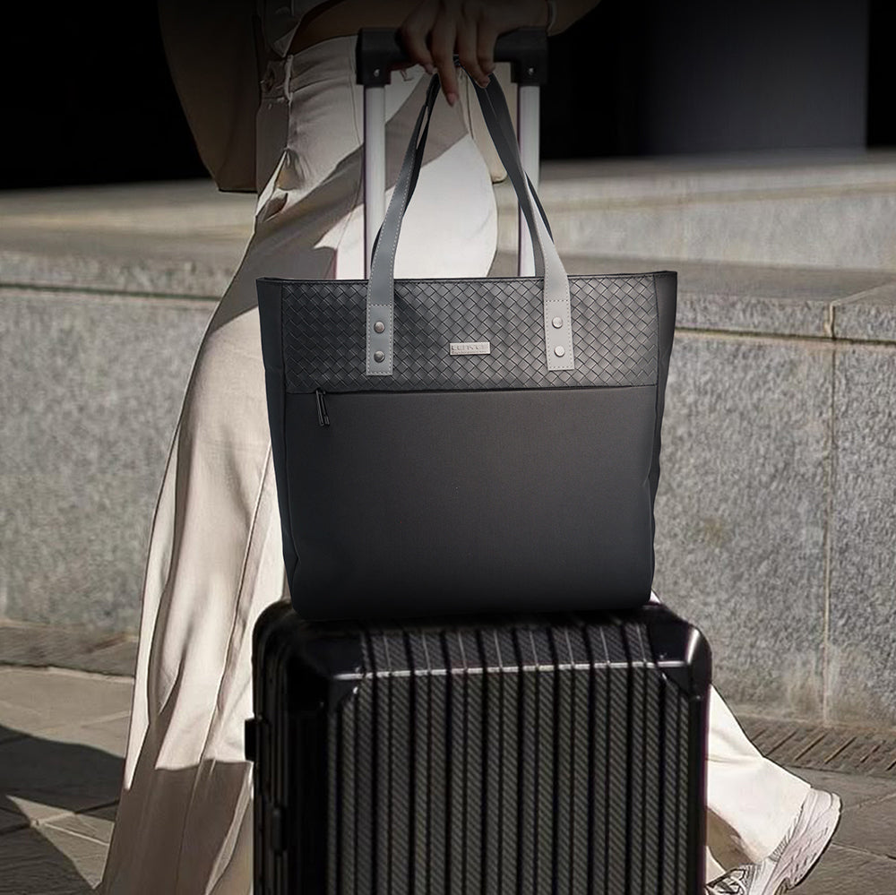 Lenyes LB557 Voyagers Serisi 1200D Su Geçirmez Seyahat Çantası Siyah