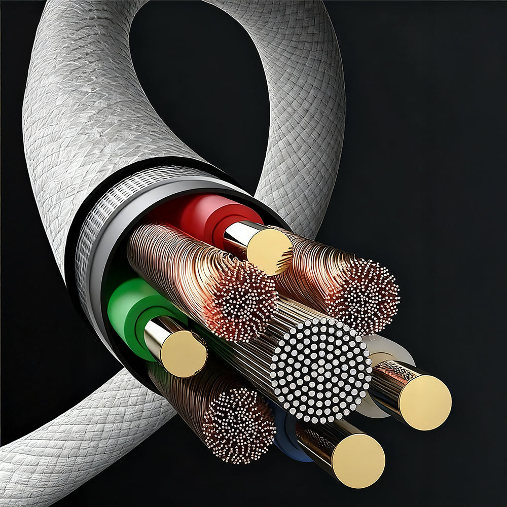 Lenyes LC526 Type-C to Type-C Akıllı Çip Koruma Özellikli Data ve Şarj Kablosu 60W 1.2M Beyaz