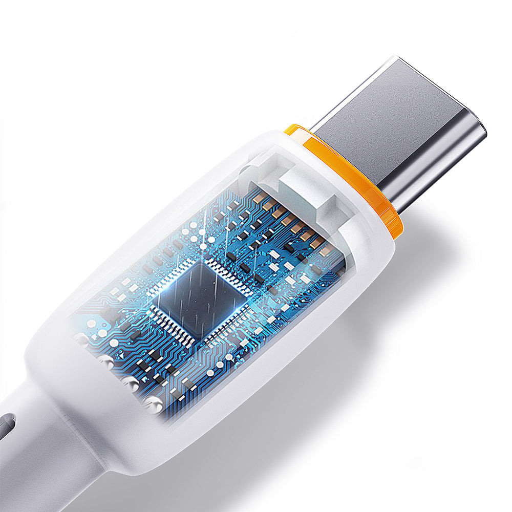 Lenyes LC548-TC USB-A to Type-C Data ve Şarj Kablosu 12W 1M Beyaz