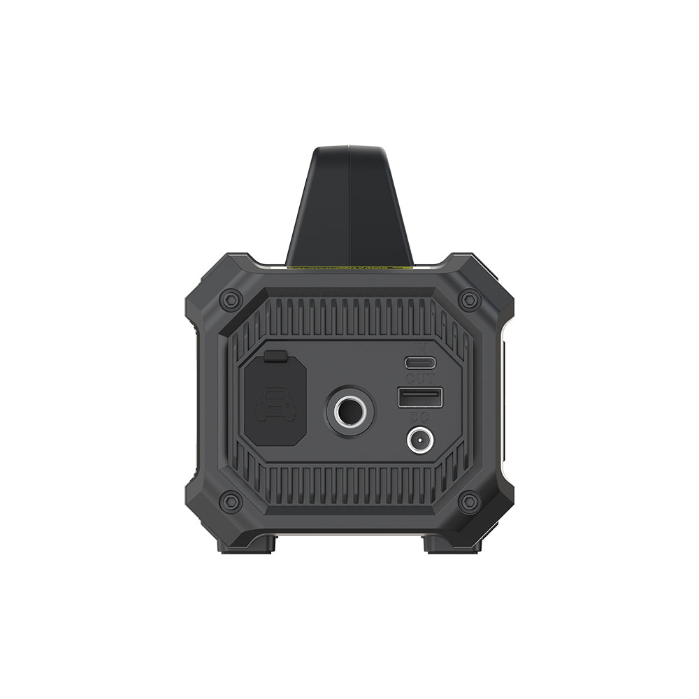 Lenyes LCI202 LED Işıklı Araç Akü Acil Durum Takviye Güç Kaynağı ve Hava Kompresörü 12V 150W 10000mAh Gri