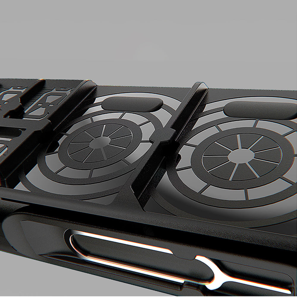 Lenyes LCR03 Type-C Kablolu Su Geçirmez Çoklu Kart Depolama ve Okuyucu Kutusu 10 Gbps Siyah