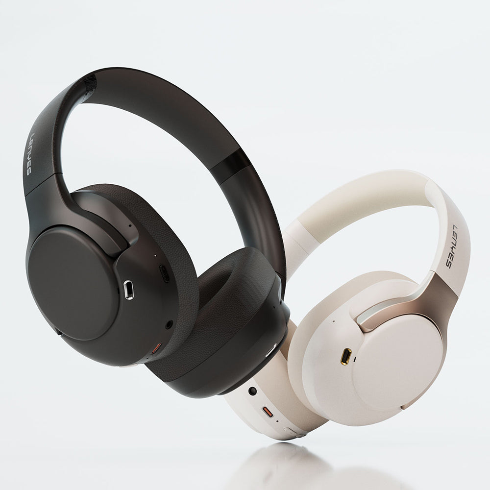 Lenyes LH29 ANC Özellikli TWS Kulak Üstü Bluetooth Kulaklık v5.4 Beyaz