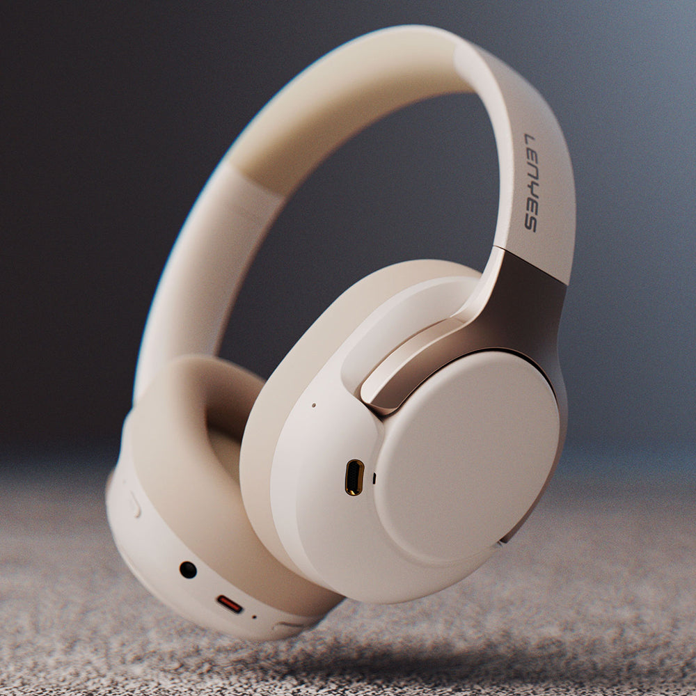 Lenyes LH29 ANC Özellikli TWS Kulak Üstü Bluetooth Kulaklık v5.4 Siyah