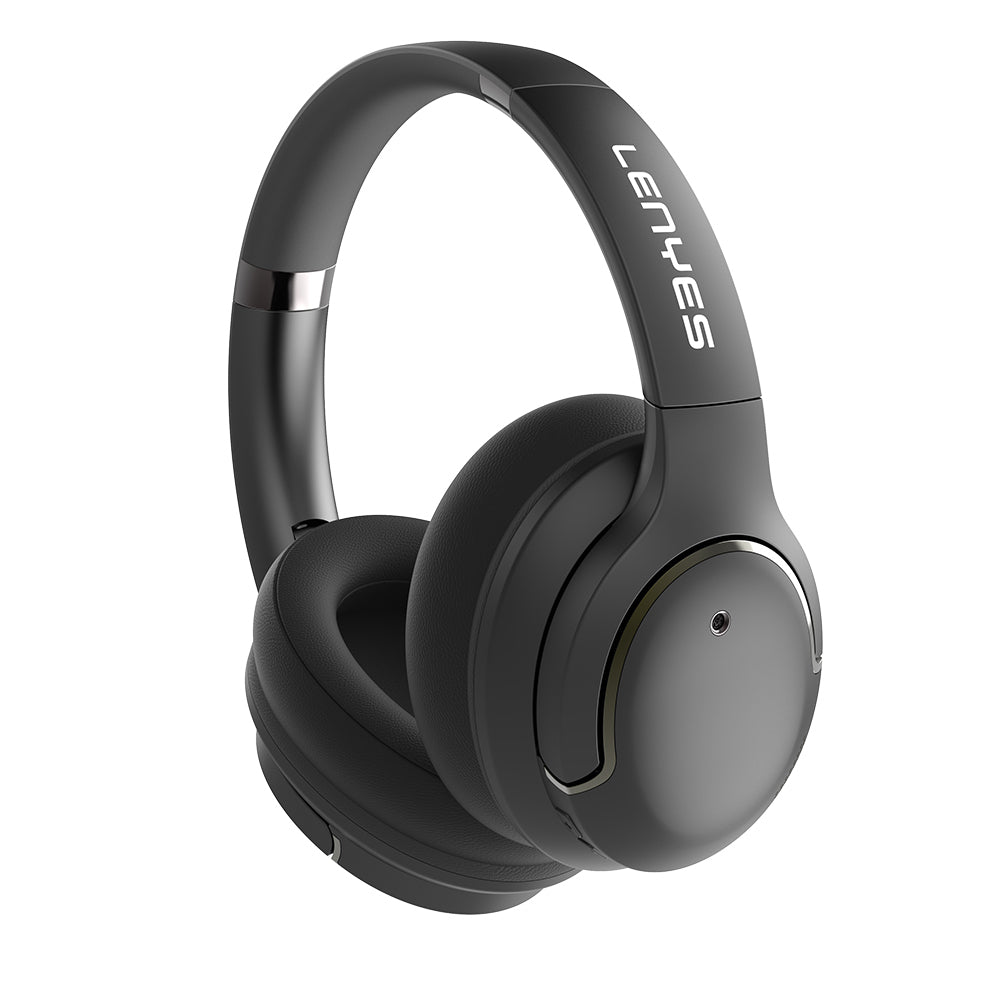 Lenyes LH61 Katlanabilir Tasarımlı TWS Kulak Üstü Bluetooth Kulaklık v5.4 Krem