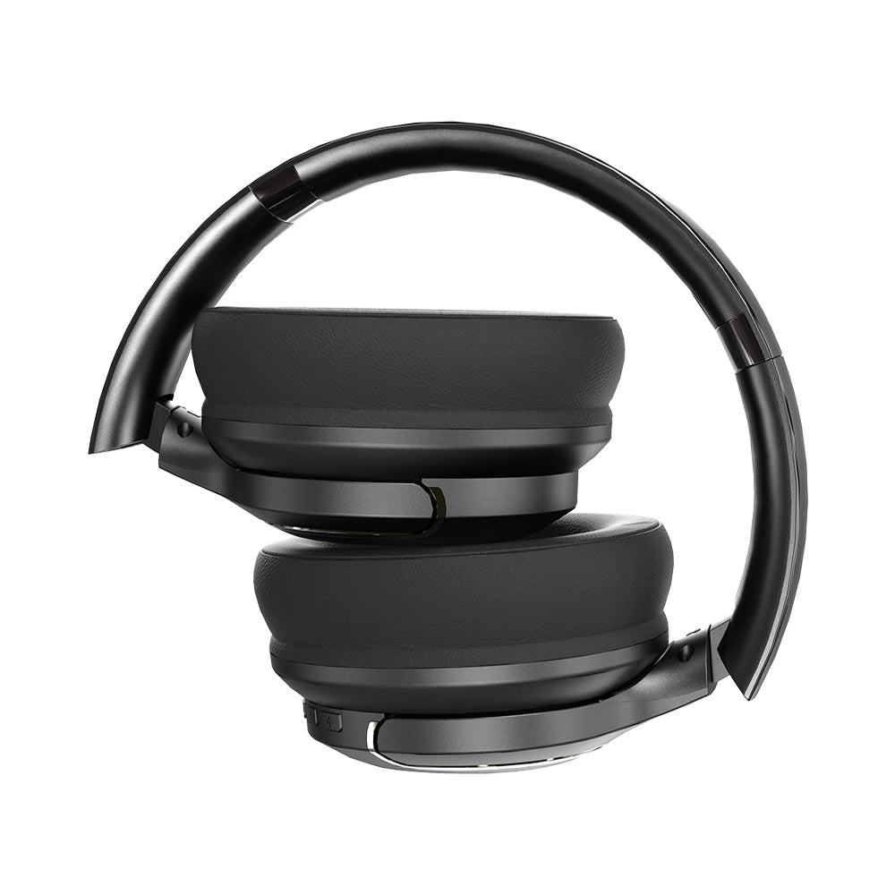 Lenyes LH61 Katlanabilir Tasarımlı TWS Kulak Üstü Bluetooth Kulaklık v5.4 Krem