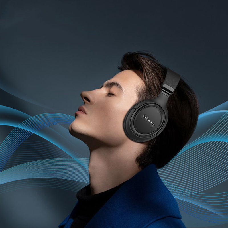 Lenyes LH83 ANC Özellikli TWS Kulak Üstü Bluetooth Kulaklık v5.3 Siyah