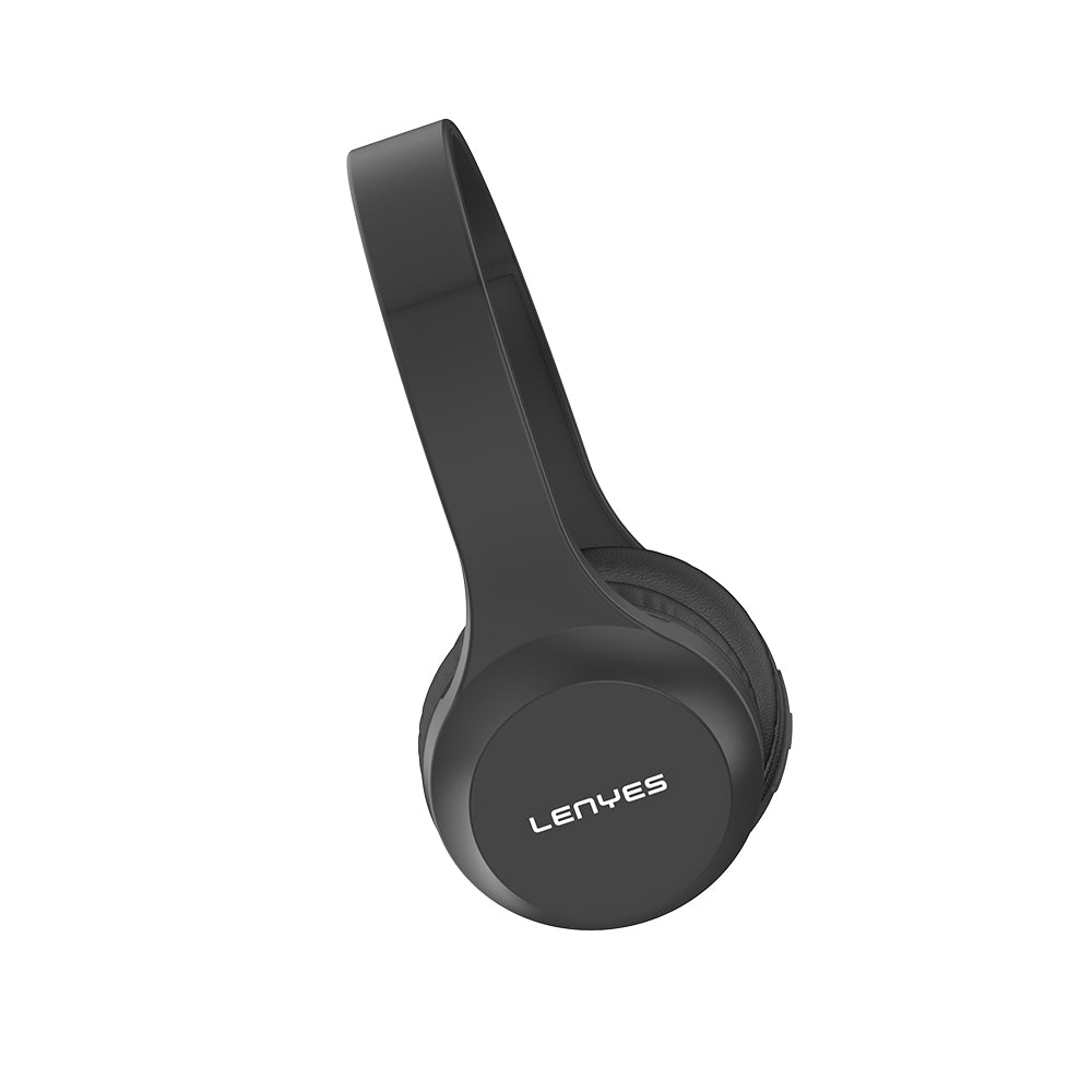 Lenyes LH85 Çift Kanal Stereo Kulak Üstü Bluetooth Kulaklık v5.3 Siyah