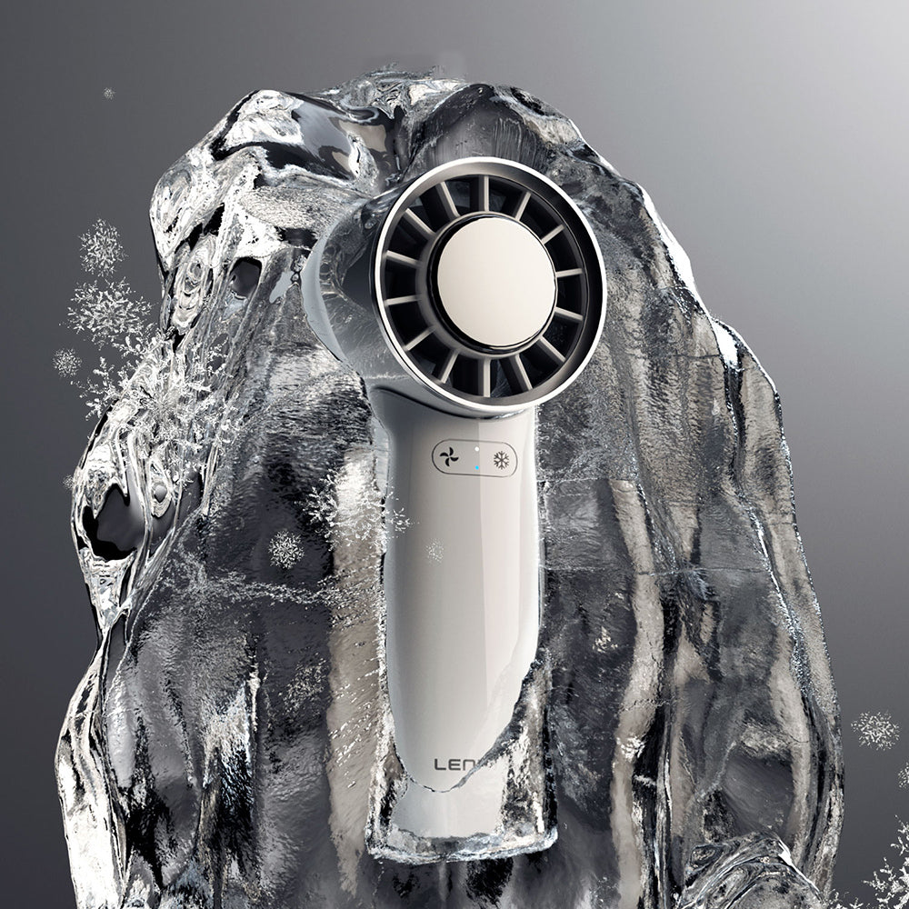 Lenyes LHF09 Katlanabilir Portatif Soğutucu El Fanı Beyaz