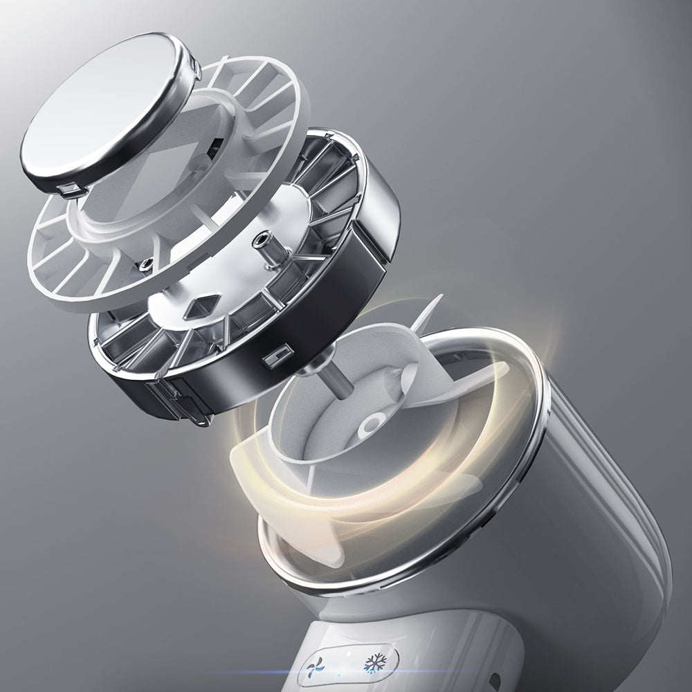 Lenyes LHF09 Katlanabilir Portatif Soğutucu El Fanı Beyaz