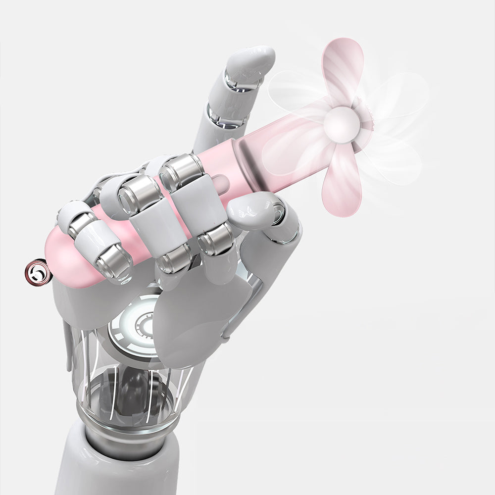 Lenyes LHF12 Powerbank Özellikli 3 Kademeli Portatif Soğutucu El Fanı Beyaz