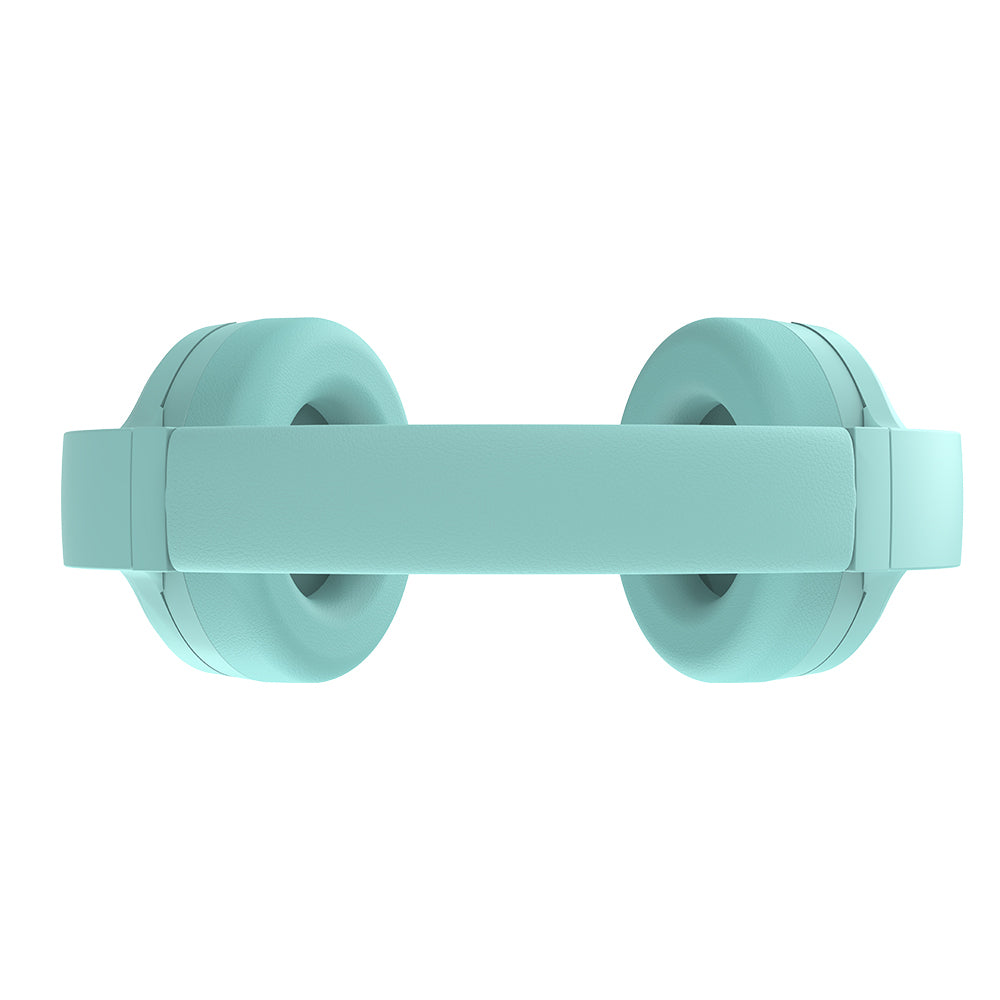 Lenyes LKH31 Ayarlanabilir Çocuklara Özel Kulak Üstü Kablolu ve Bluetooth Kulaklık v5.4 Pembe