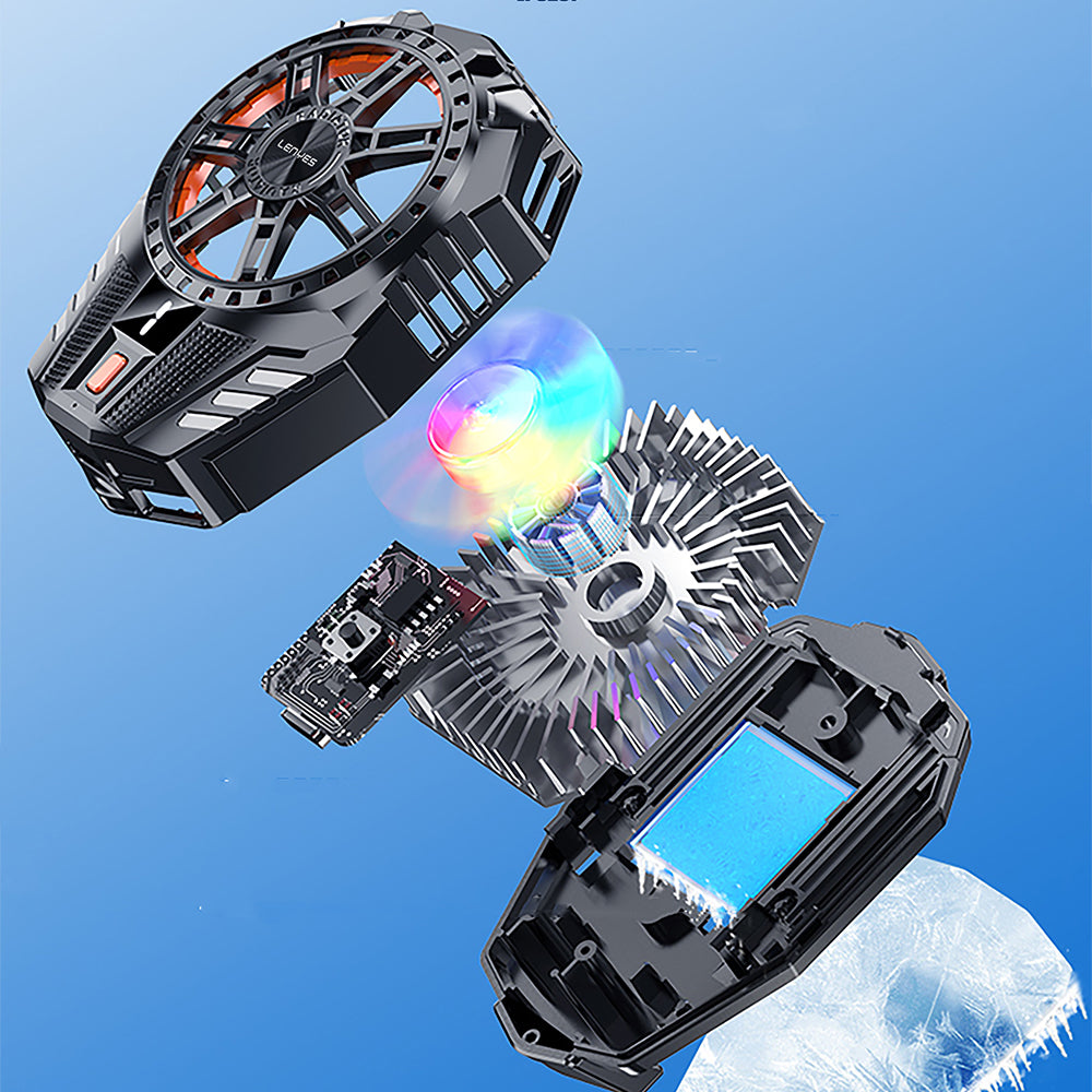 Lenyes LPC201 3 Kademeli TEC Soğutma Sistemli Telefon Soğutucu Fan Siyah