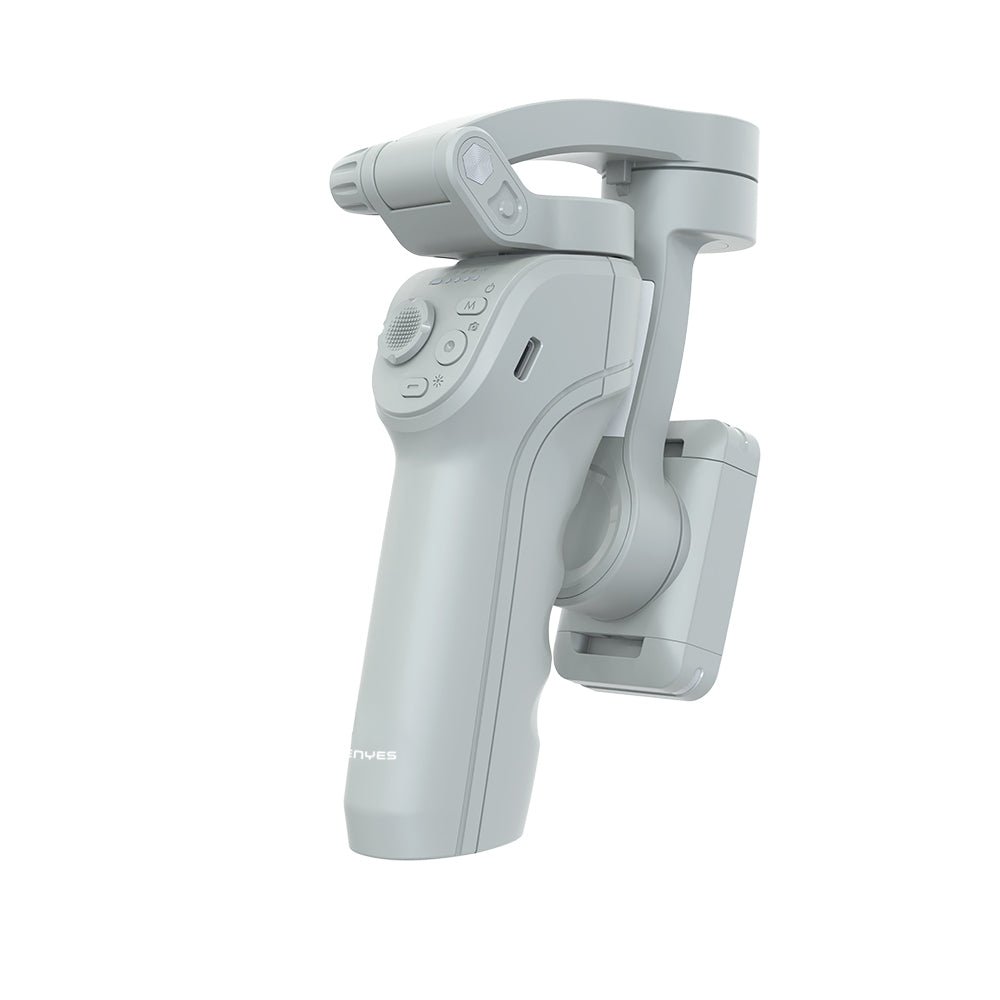 Lenyes LPH105 Taşınabilir M01 3 Eksenli El Tipi Aparatlı Gimbal Stabilizatör Gri