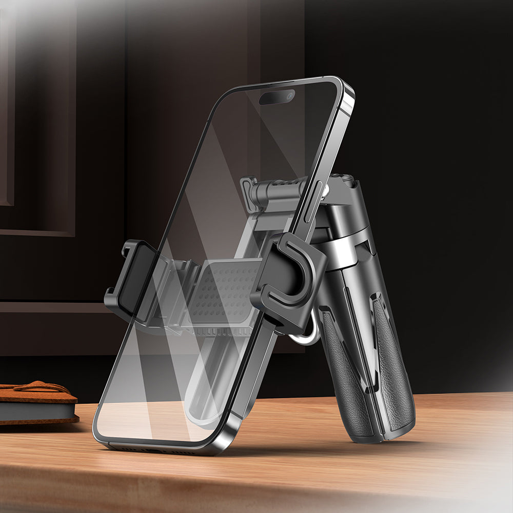 Lenyes LPH110 Uzaktan Kumandalı Çok Fonksiyonlu Sabitleyici Ayrılabilir Tripod Selfie Çubuğu Siyah