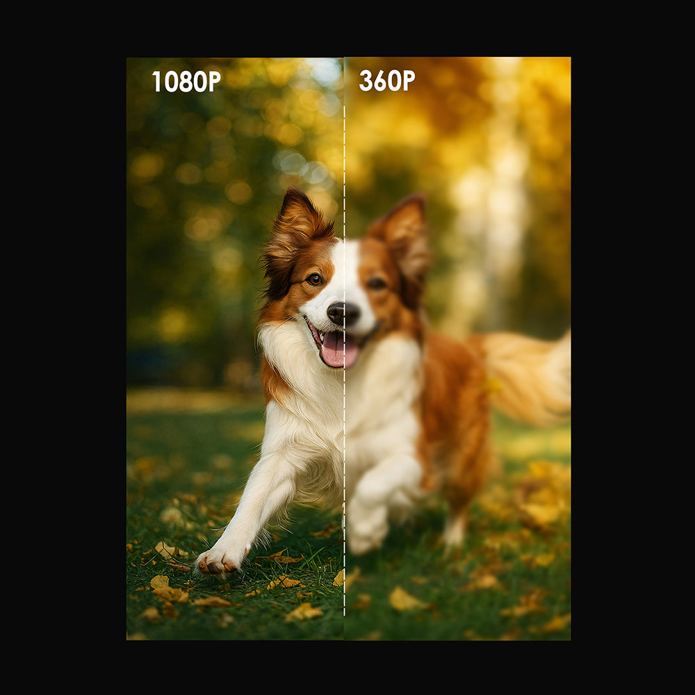 Lenyes LPR03 2.69 inç LCD 200 ANSI Lümen PTZ Projektör Yansıtma Cihazı Siyah