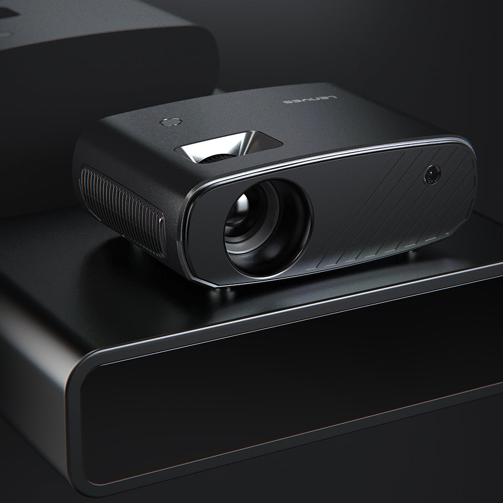 Lenyes LPR04 Pro 2 inç LCD 100 ANSI Lümen Projektör Yansıtma Cihazı Siyah