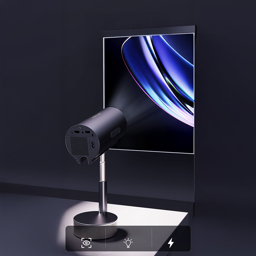 Lenyes LPR05 2.69 inç LCD 200 ANSI Lümen Projektör Yansıtma Cihazı Siyah