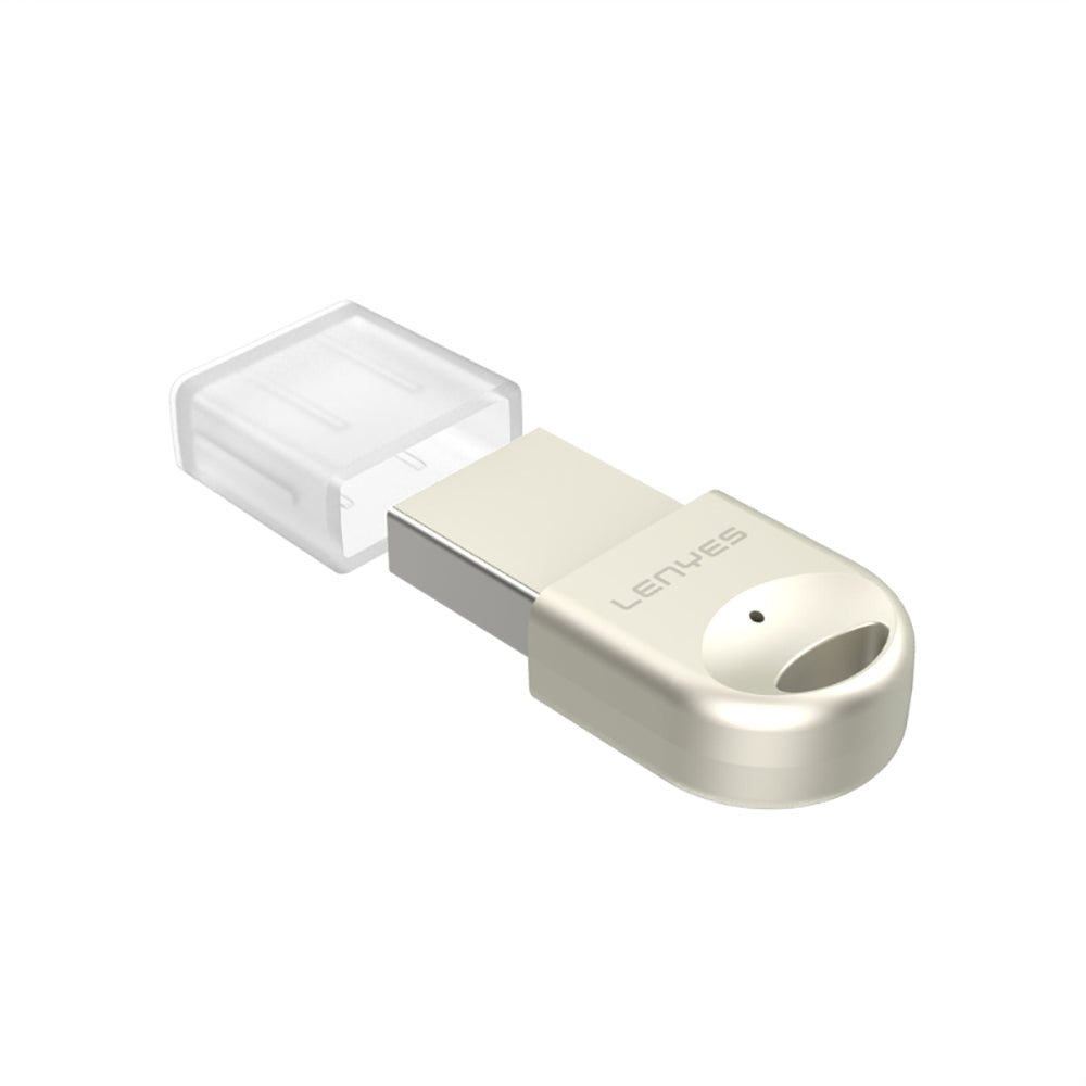 Lenyes LR202 USB Bluetooth 5.1 Wireless Transmitter Adaptör Gümüş