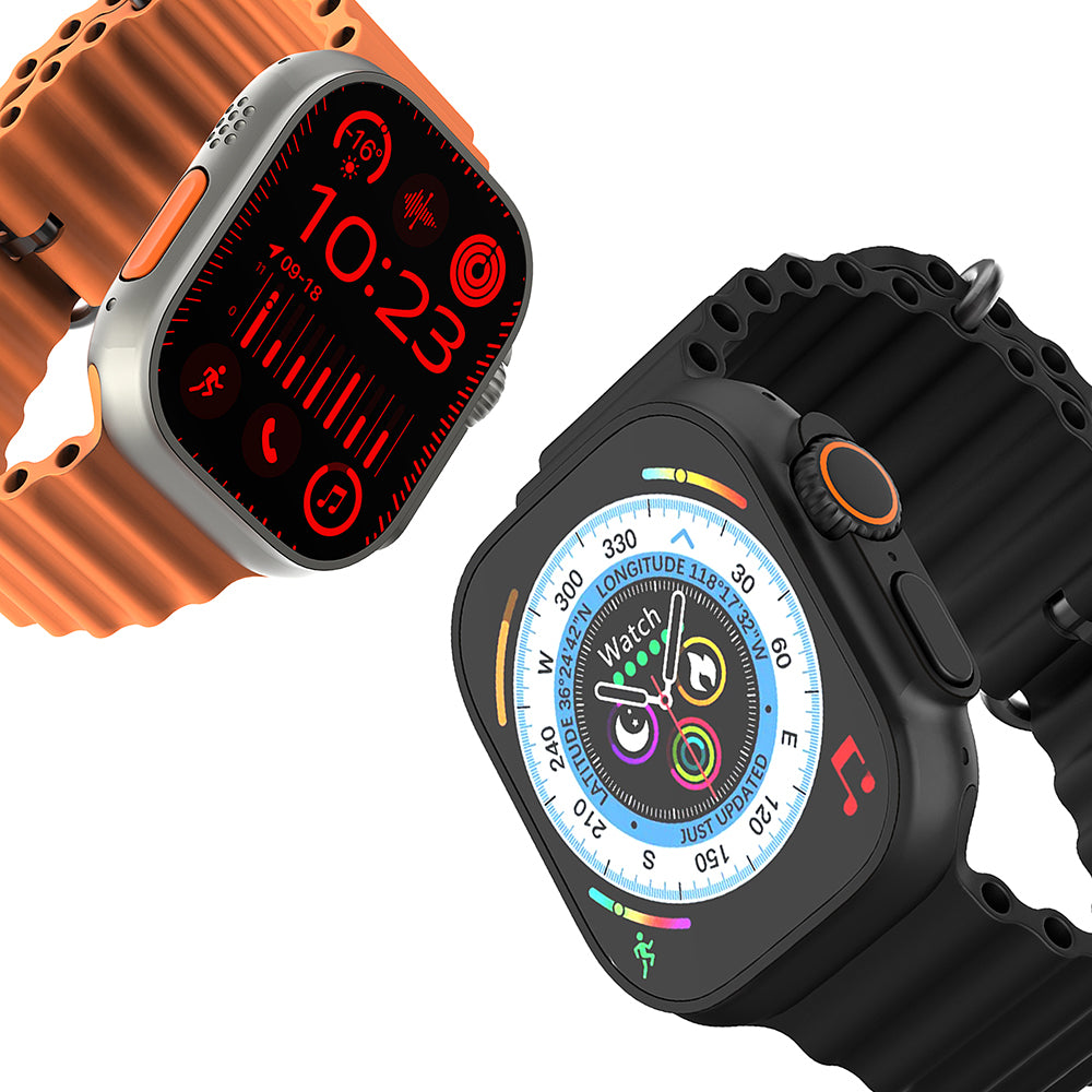 Lenyes LW-238 Ultra3 Saturn Serisi iOS ve Android Uyumlu Akıllı Saat Gold