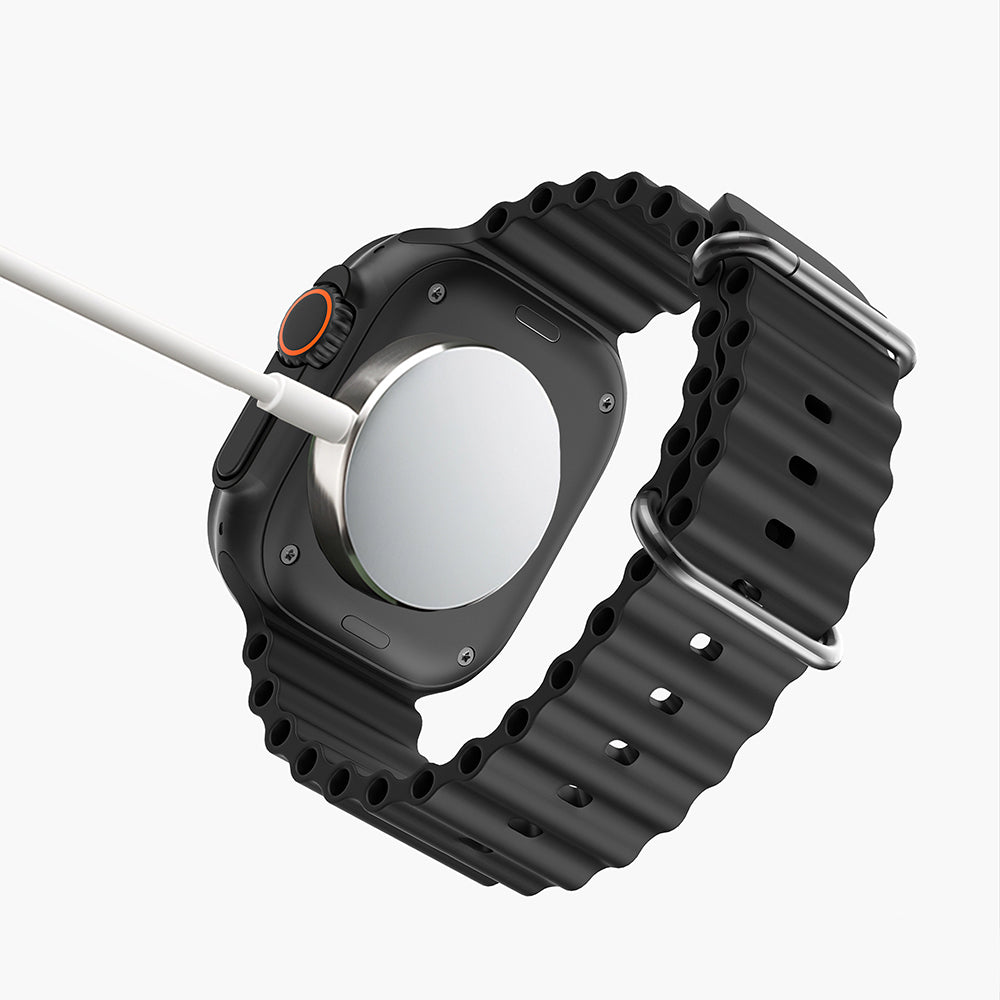 Lenyes LW-238 Ultra3 Saturn Serisi iOS ve Android Uyumlu Akıllı Saat Siyah