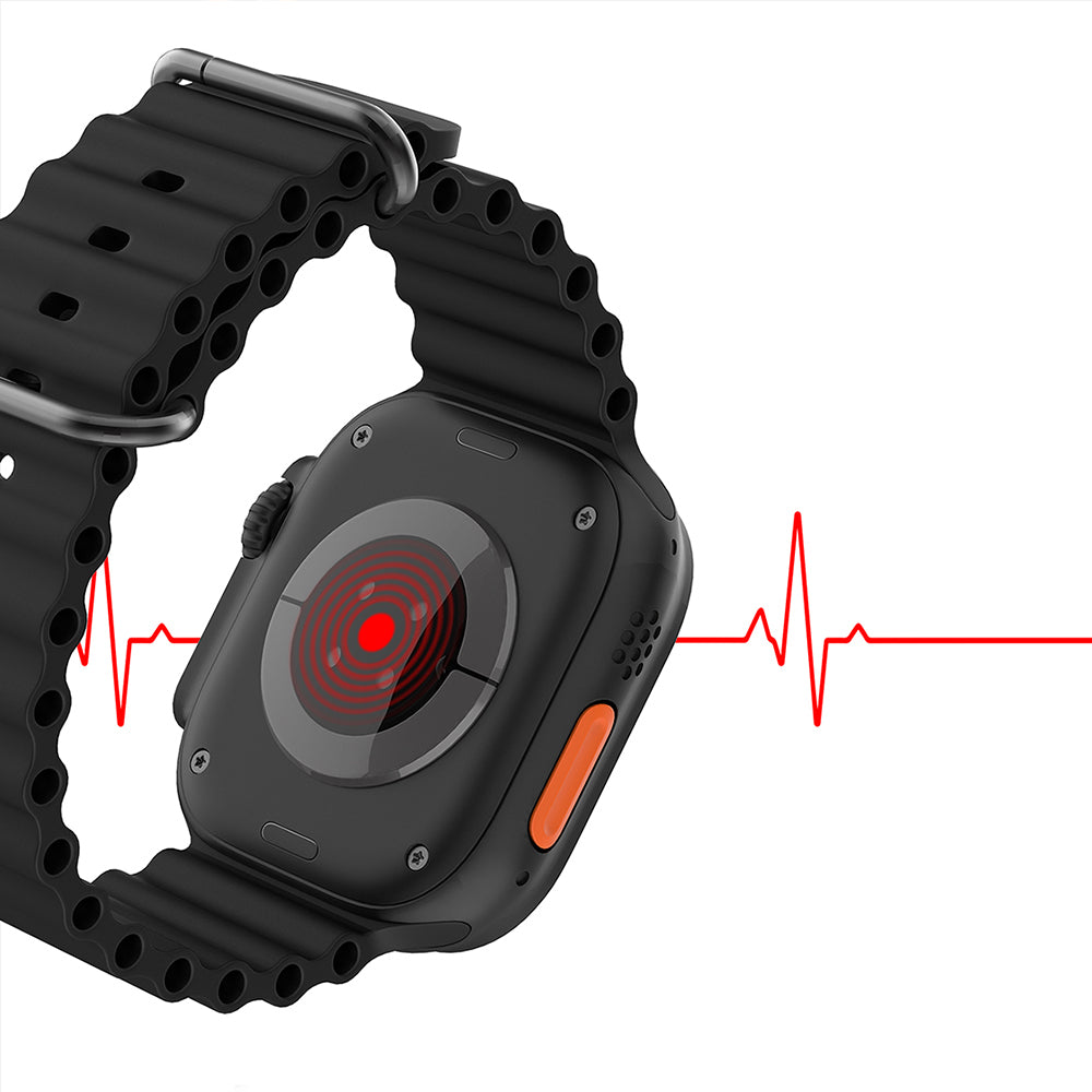 Lenyes LW-238 Ultra3 Saturn Serisi iOS ve Android Uyumlu Akıllı Saat Siyah